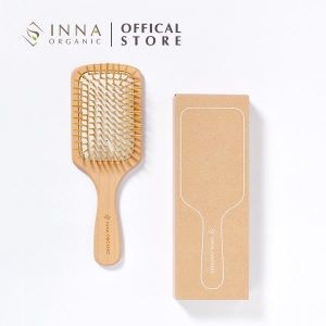 Wooden Scalp Massage Paddle Brush