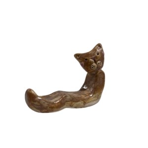 Clay.Pu Lazy Cat Chopstick Holder