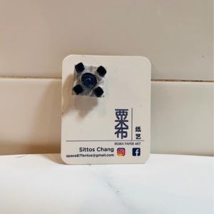 Remix Paper Art Lego Broach