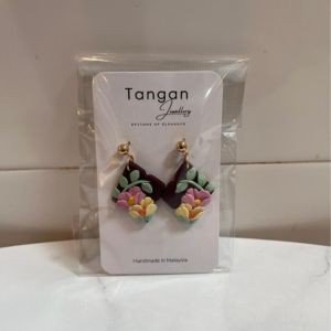 Tangan Jewelry Dia Camellia Stud