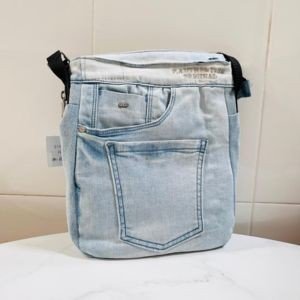 Grandma Khor Denim Sling Bag