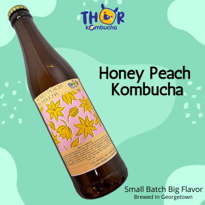 Honey Peach  Thor Kombucha