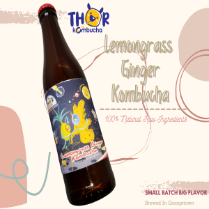 Lemongrass Ginger Thor Kombucha